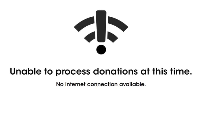 donation-station-pro-33-no-network-connection