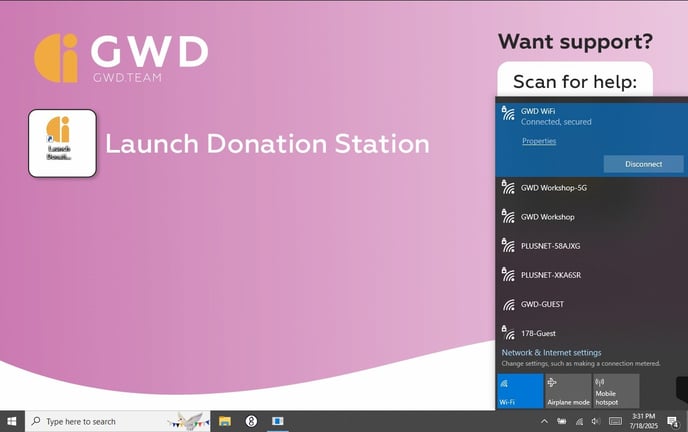 donation-station-pro-37-check-internet-signal-strength