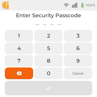 Lite-II-Enter-Security-Passcode